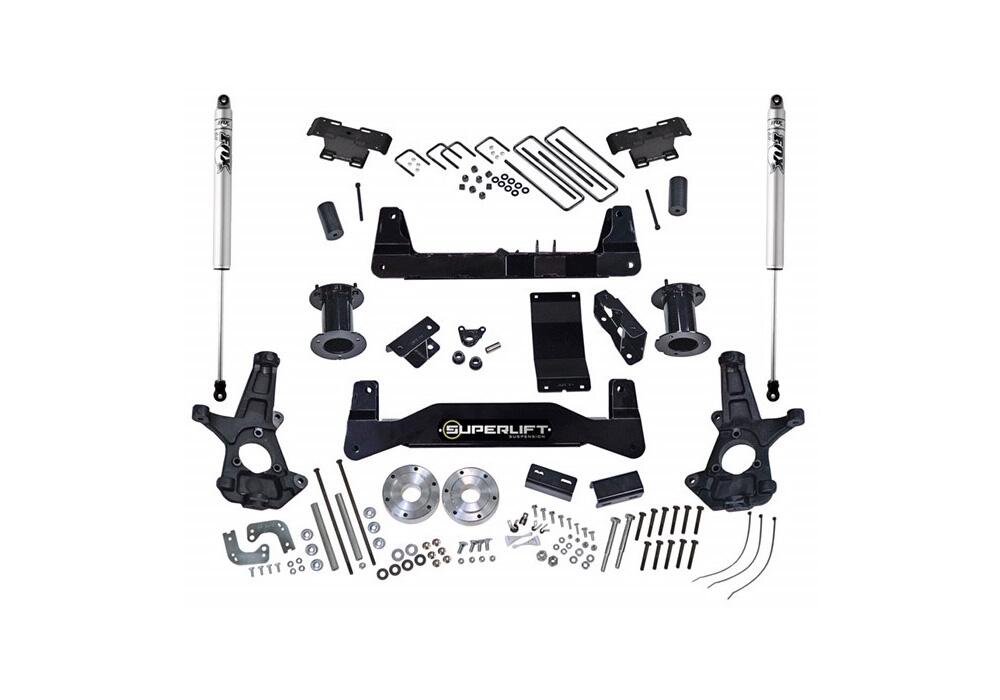 6.5 Inch Lift Kit 2014-2016 Chevy Silverado/GMC Sierra 1500 4WD with Cast Steel Control Arms with Fox 2.0 Series Shocks Superlift