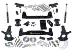6.5 Inch Lift Kit 2014-2016 Chevy Silverado and GMC Sierra 1500 4WD with Cast Steel Control Arms with Superlift Rear Shocks Superlift