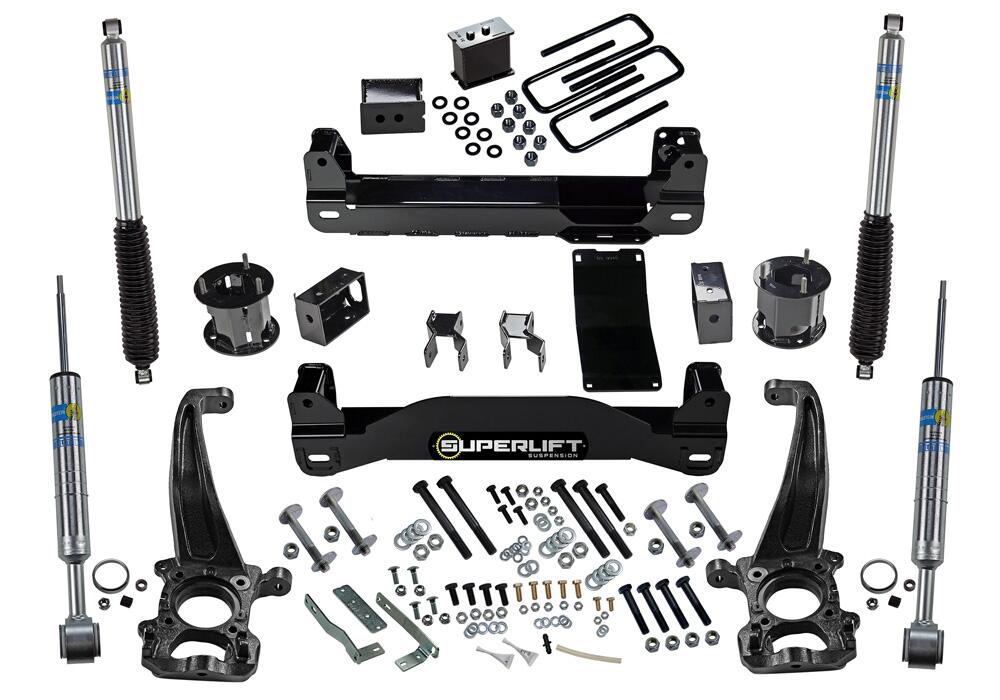 4.5 Inch Lift Kit 2004-2008 Ford F-150 4WD with Bilstein Rear Shocks Superlift