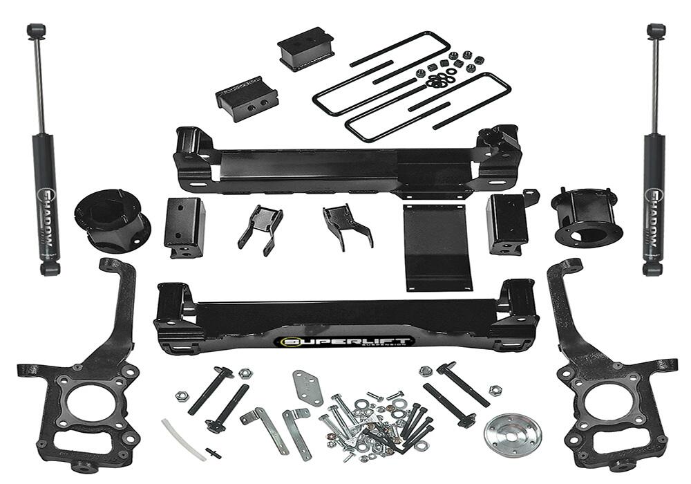 4.5 Inch Lift Kit 2004-2008 Ford F-150 4WD with Superlift Rear Shocks Superlift