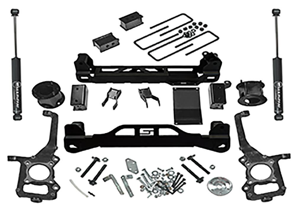 4.5 Inch Lift Kit 2009-2014 Ford F-150 4WD with Bilstein Rear Shocks Superlift