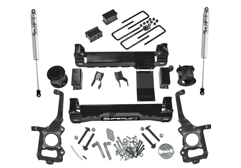 4.5 Inch Lift Kit 2009-2014 Ford F-150 4WD with Fox 2.0 Series Shocks Superlift