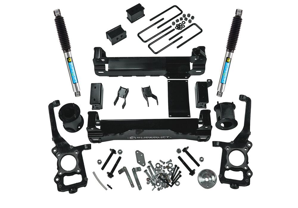 6 Inch Lift Kit 2009-2014 Ford F-150 4WD with Bilstein Rear Shocks Superlift