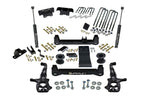 6 Inch Lift Kit 2019 (New Body Style)-2024 Chevy Silverado/GMC Sierra 1500 4WD with Aluminum or Stamped Steel Control Arms with Superlift Rear Shocks (excludes Trailboss or AT4) Superlift