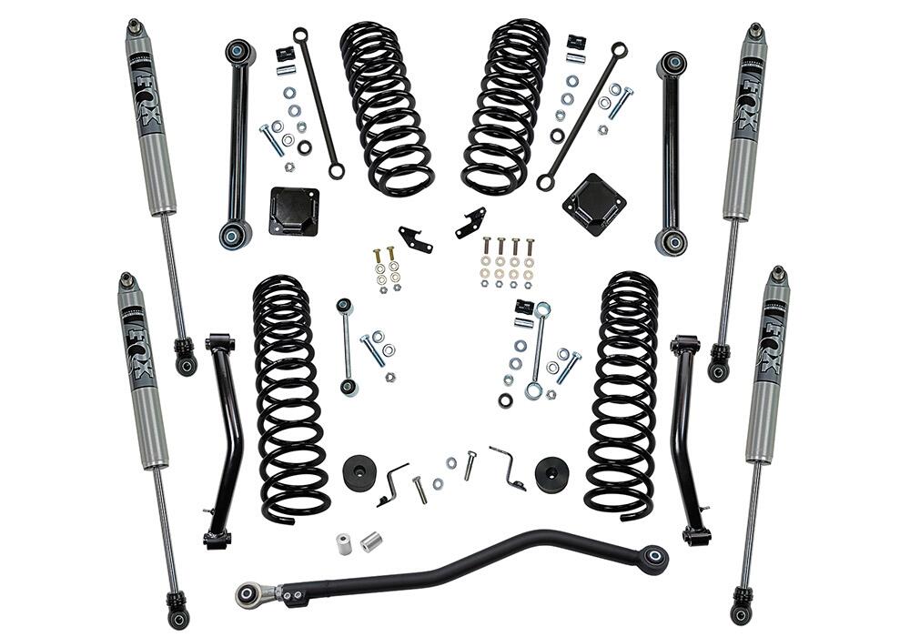 4 Inch Dual Rate Coil Lift Kit 2020-2025 Jeep Gladiator with Fox Shocks Will Not fit Mojave Edition Superlift