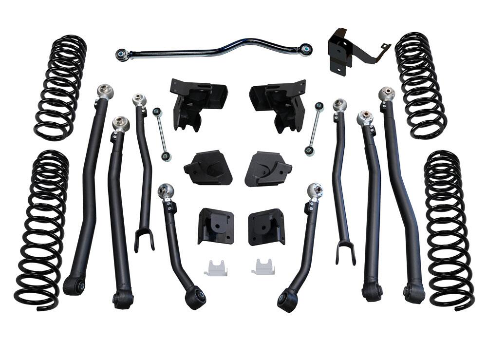 4 Inch Rock Runner Series Lift Kit 2007-2018 Jeep Wrangler JK Unlimited 4WD with Shadow Shocks Superlift