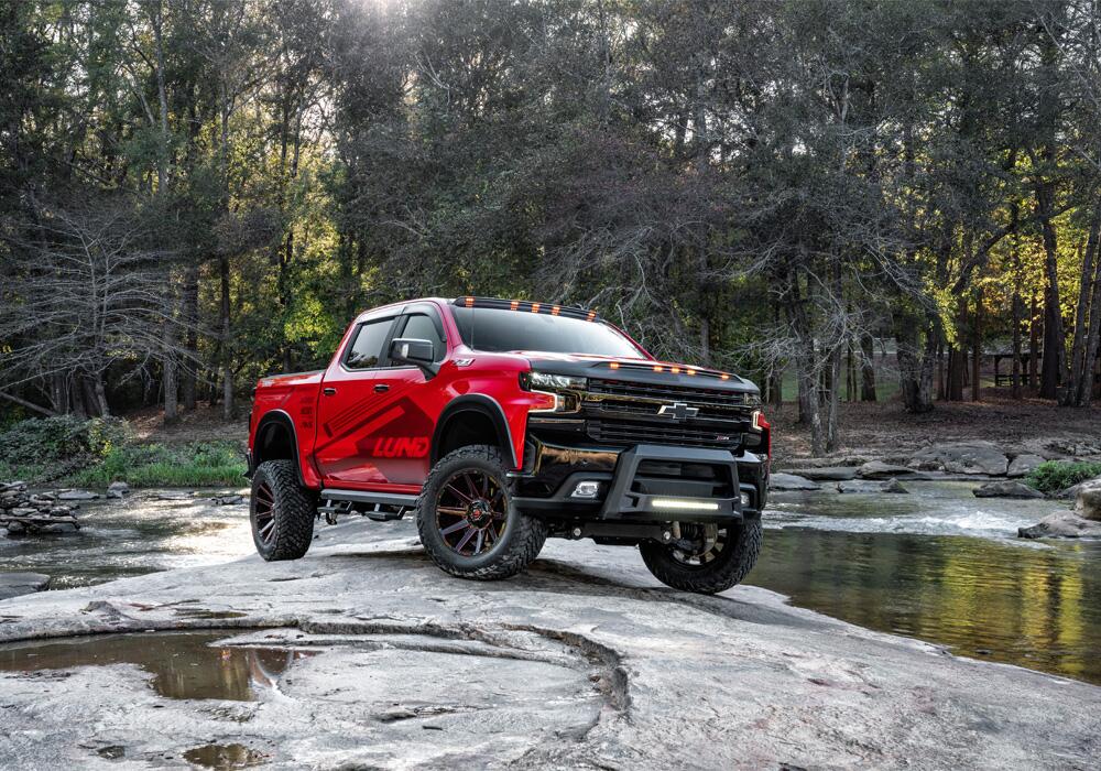 4 Inch Lift Kit 2019 (New Body Style)-2024 Chevrolet Silverado/GMC Sierra 1500 4WD Trailboss or AT4 Models with Fox Shocks Superlift