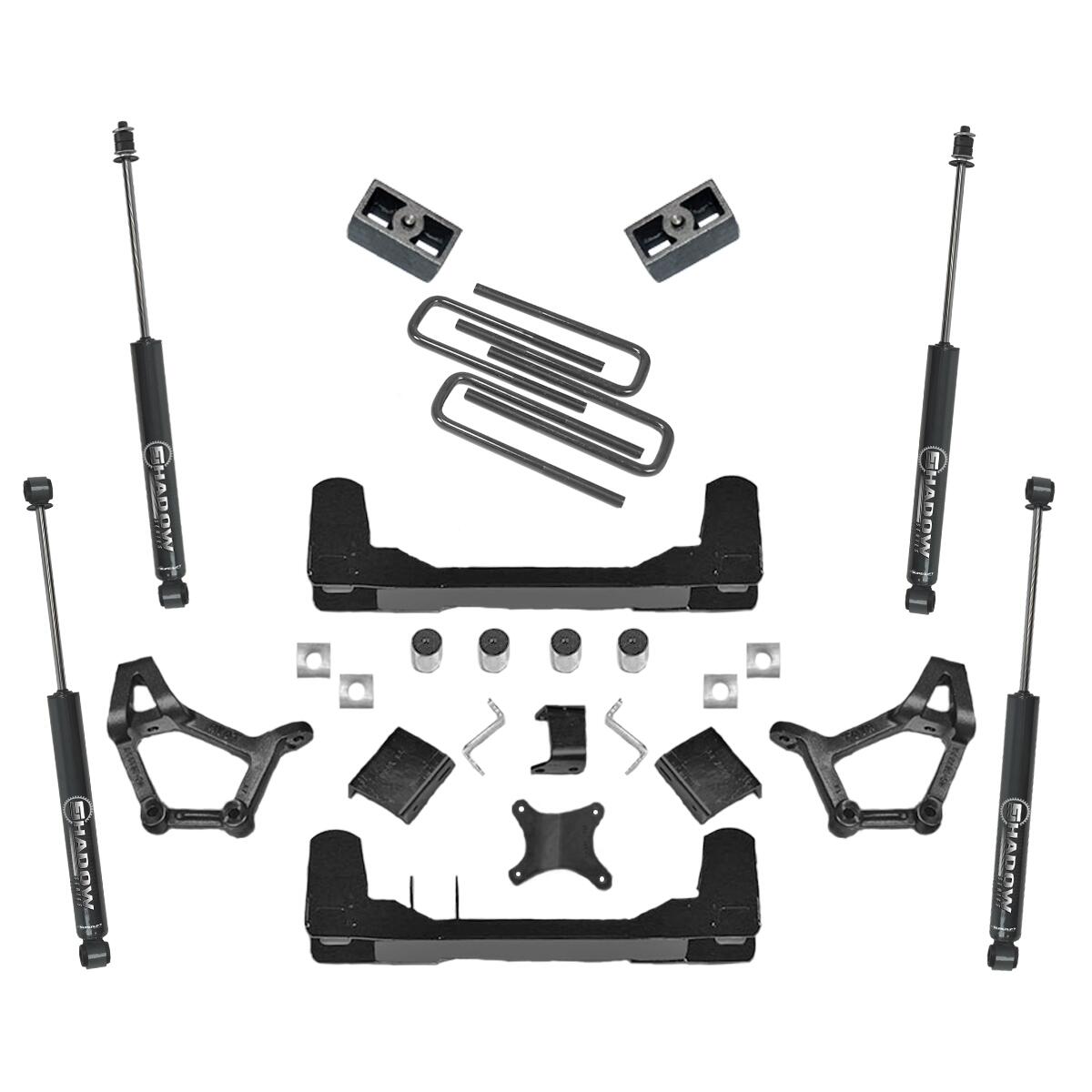 4-5 Inch Lift Kit 1986-1995 Toyota Pickup or 4-Runner 4WD (Except short bed standard cab 89-95 Pickup Models) with Superlift Shocks Superlift