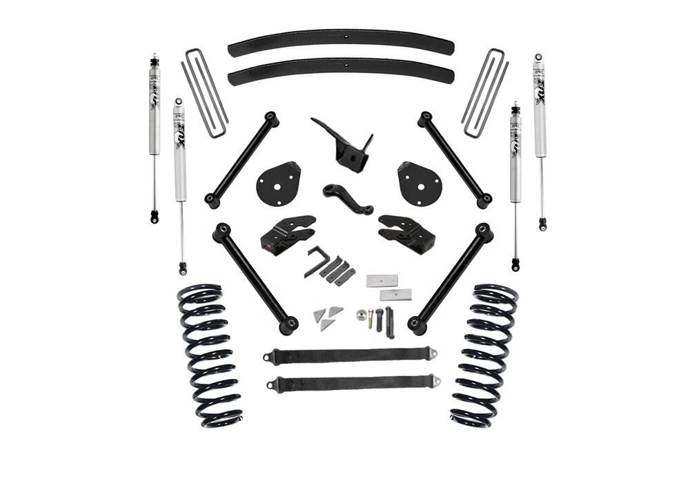 5 Inch Lift Kit 1994-1999 Dodge Ram 2500/3500 4WD Diesel and V-10 with Fox 2.0 Series Shocks Superlift