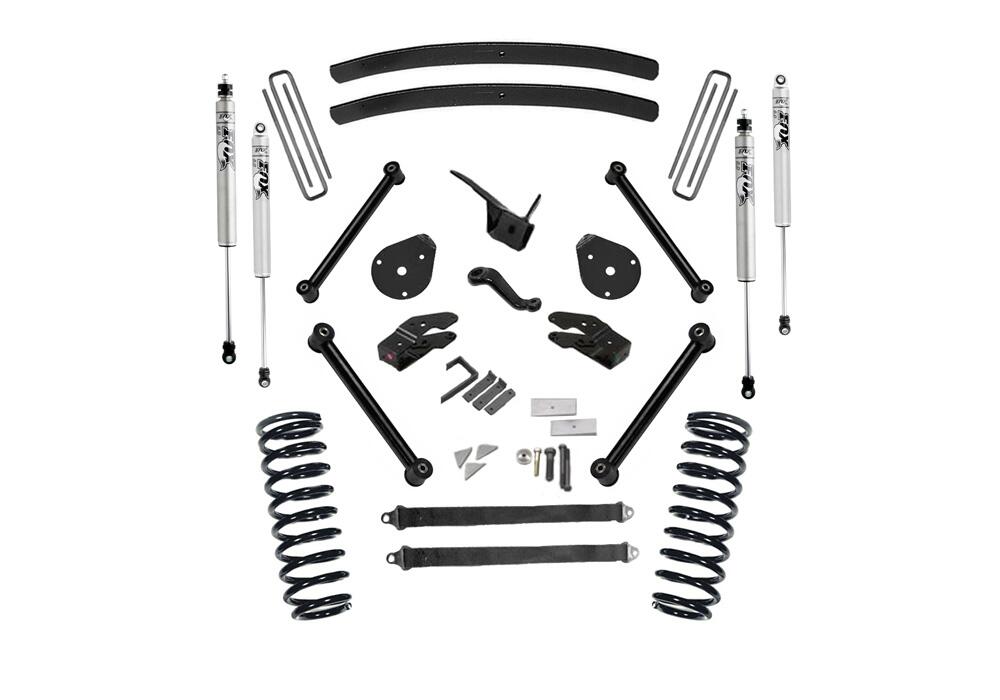5 Inch Lift Kit 2000-2002 Dodge Ram 2500/3500 4WD Diesel and V-10 with Fox 2.0 Series Shocks Superlift