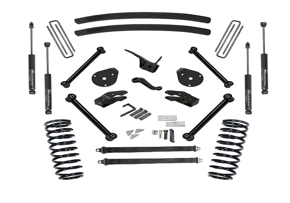 5 Inch Lift Kit 2000-2002 Dodge Ram 2500 or 3500 4WD Diesel and V-10 with Superlift Shocks Superlift