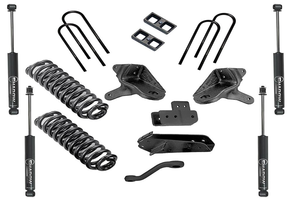 4 Inch Lift Kit 1980-1996 Ford Bronco 4WD with Superlift Shocks Superlift