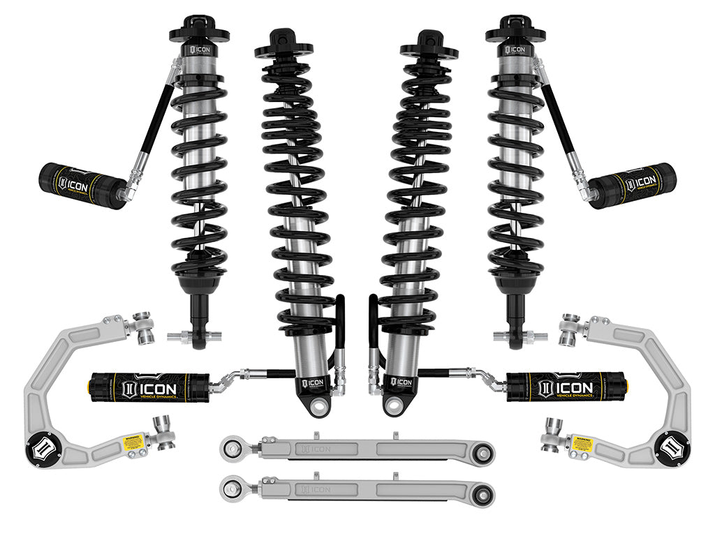 2021-2023 Ford Bronco Non-Sasquatch 3-4 Inch Lift Stage 5 Suspension System Billet Icon Vehicle Dynamics