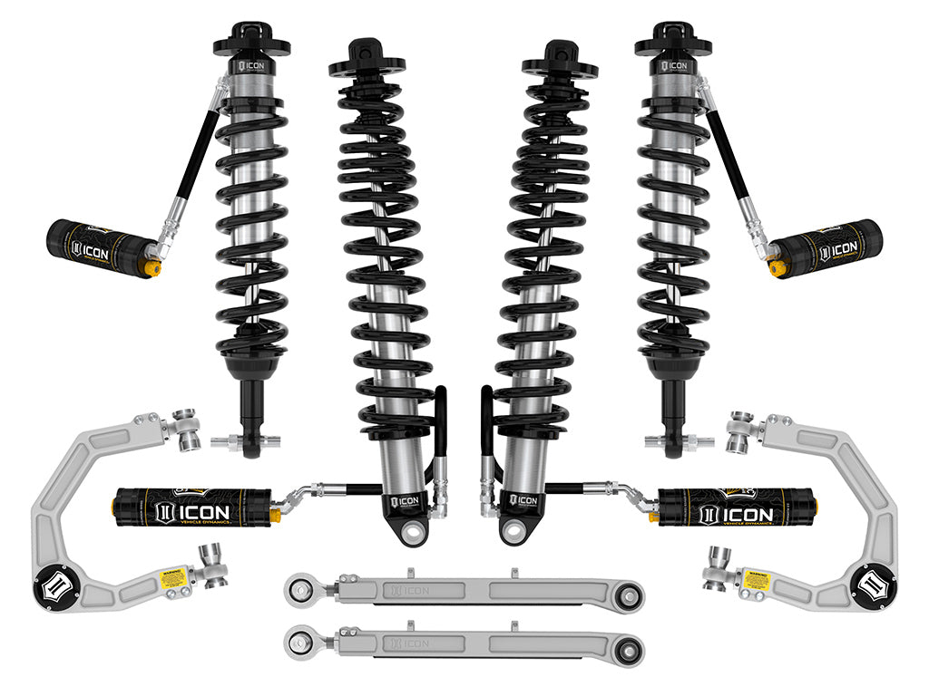 2021-2023 Ford Bronco Non-Sasquatch 3-4 Inch Lift Stage 6 Suspension System CDCV Billet Icon Vehicle Dynamics