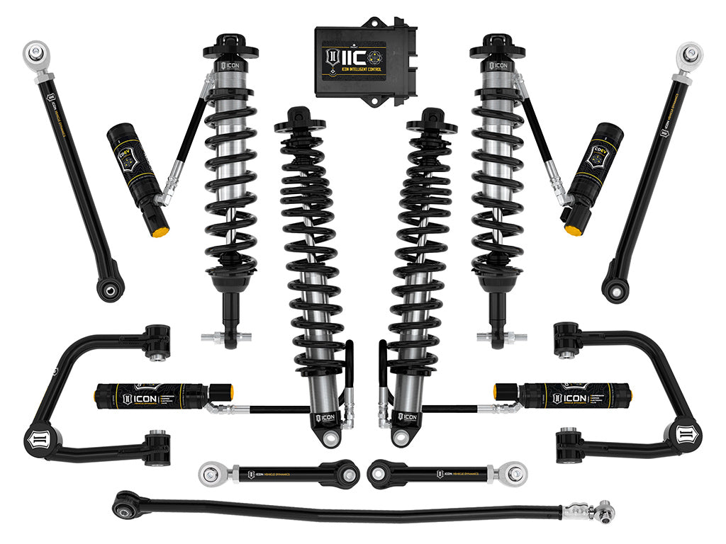 2021-2023 Ford Bronco Non-Sasquatch 3-4 Inch Lift Stage 8 Suspension System Tubular Icon Vehicle Dynamics