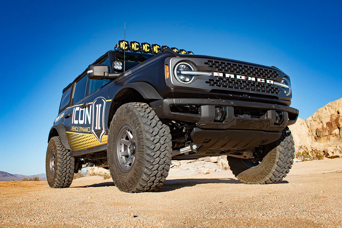 2021-2023 Bronco Sasquatch 2-3 Inch Lift Stage 4 Suspension System Tubular UCA Icon Vehicle Dynamics