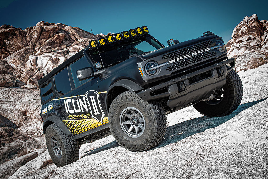 2021-2023 Ford Bronco Sasquatch 2-3 Inch Lift Stage 6 Suspension System CDCV Tubular Icon Vehicle Dynamics