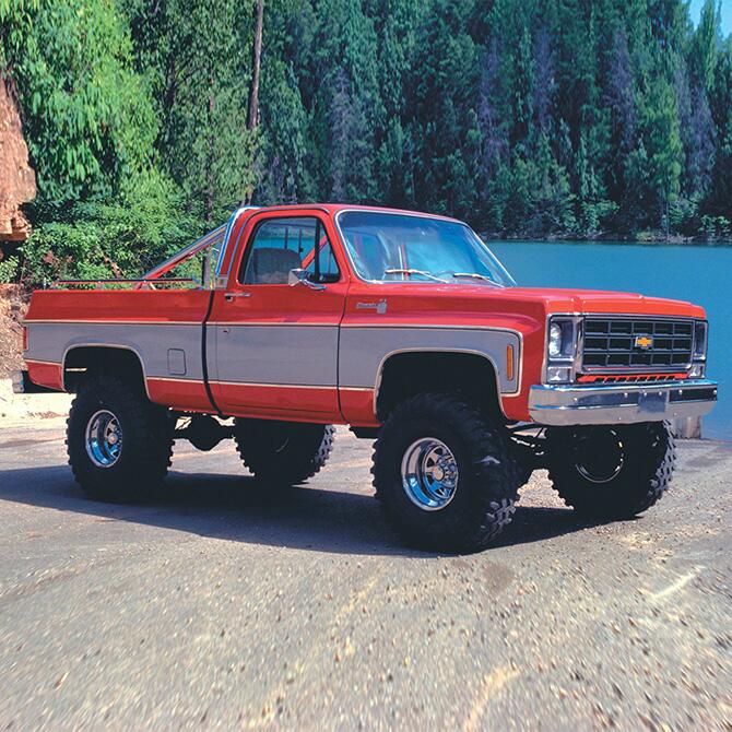 6 Inch Lift Kit 1973-1987 K10/K15 1973-1991 Blazer/Jimmy/Suburban 1/2 Ton Solid Axle 4WD Rear Block Kit with Superlift Shocks Superlift