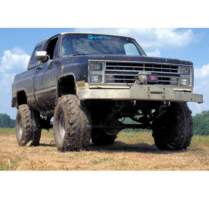 8 Inch Lift Kit 1973-1987 K10/K15 1973-1991 Blazer/Jimmy/Suburban 1/2 Ton Solid Axle 4WD Rear Block Kit with Superlift Shocks Superlift