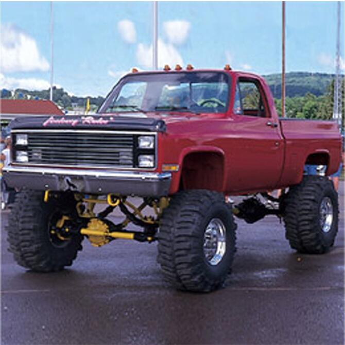12 Inch Lift Kit 1973-1987 Chevy K10 and GMC K15 4WD / 1973-1991 Suburban 1/2 Ton Solid Axle 4WD- Rear Spring Kit with Superlift Shocks Superlift