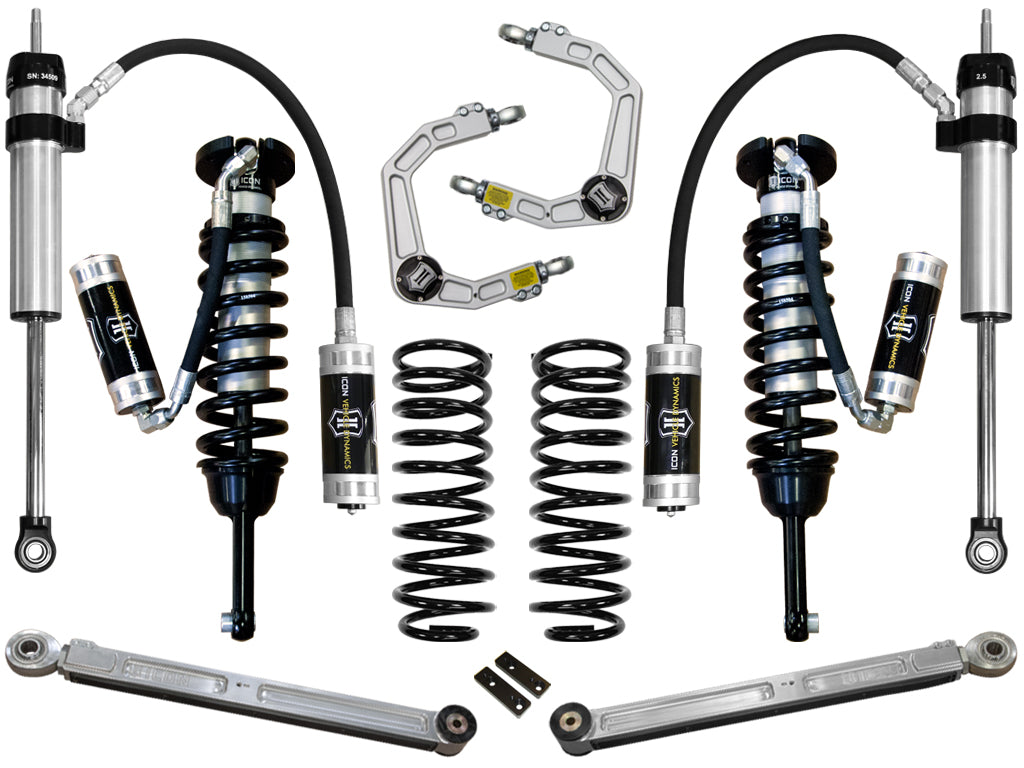 2010-2024 Toyota 4Runner/2010-2014 Toyota FJ Cruiser 0-3.5 Inch Lift Stage 5 Suspension System Billet UCA Icon Vehicle Dynamics