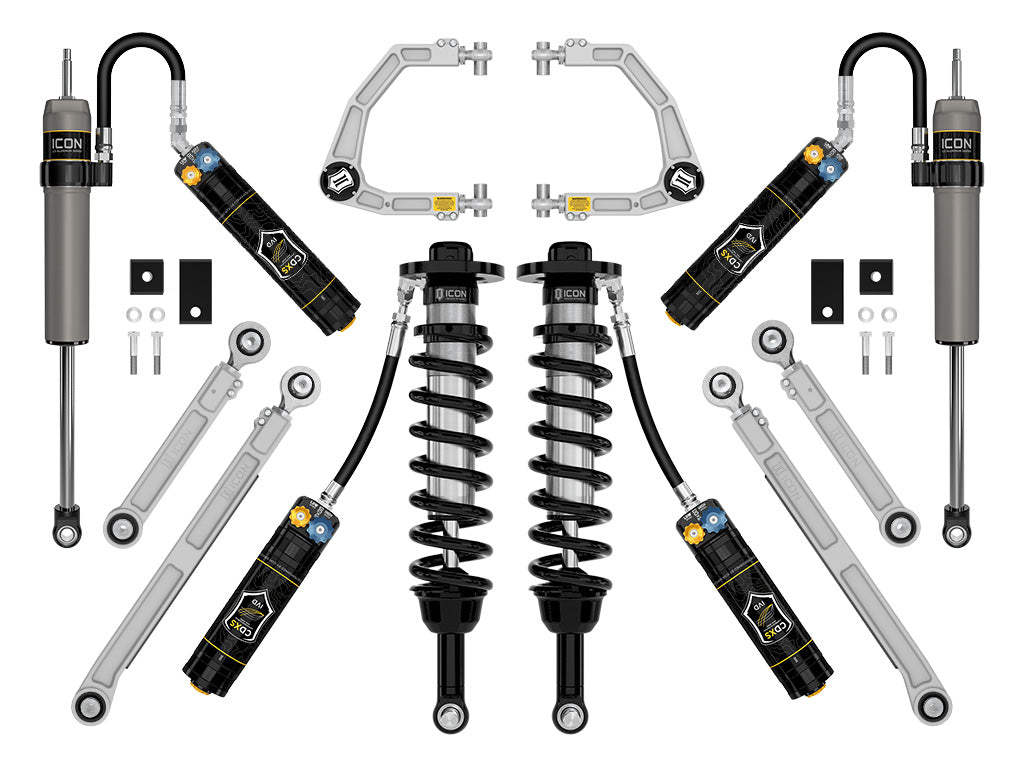 2022-2025 Toyota Tundra 1.25-3.5 Inch Lift Stage 10 2.5 Suspension System Billet CDXS Icon Vehicle Dynamics