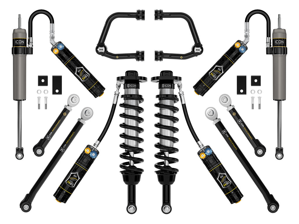 2022-2025 Toyota Tundra 2-3.5 Inch Lift Stage 10 2.5 Suspension System Tubular CDXS Icon Vehicle Dynamics