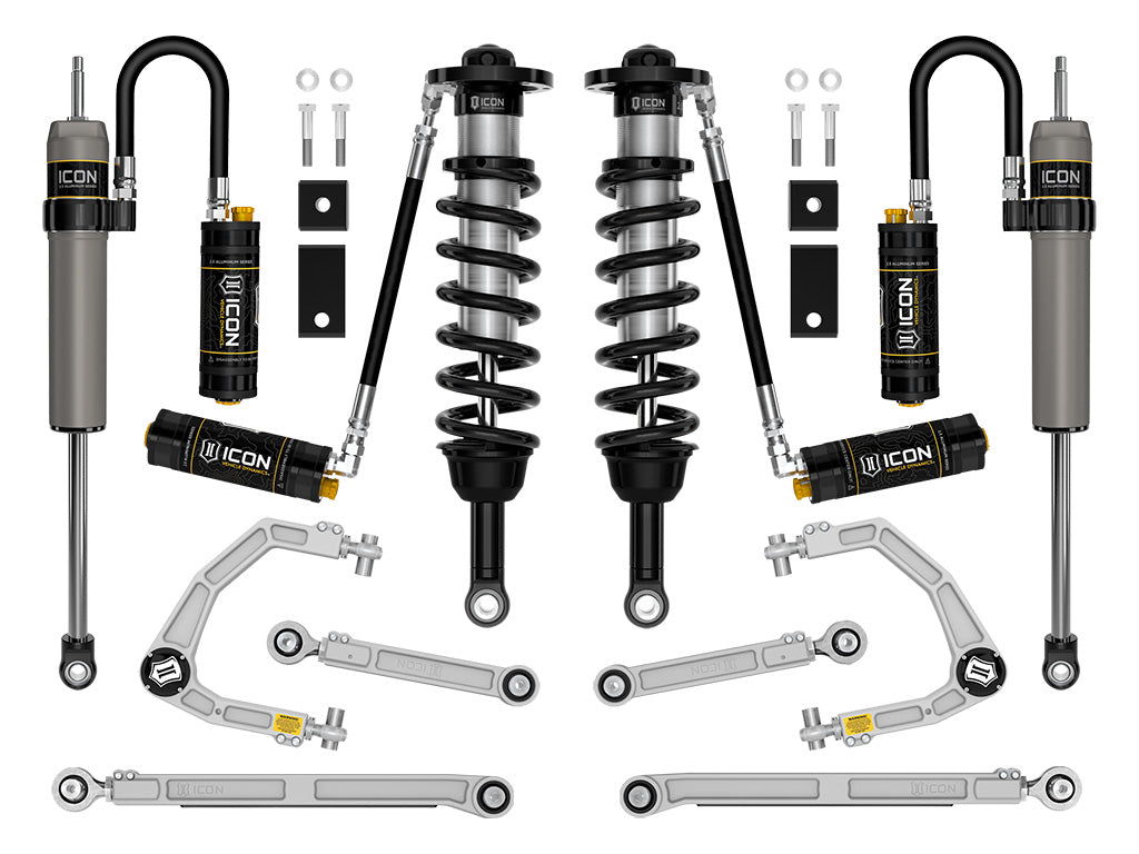 2022-2025 Toyota Tundra 1.25-3.5 Inch Lift Stage 10 2.5 Suspension System Billet CDCV Icon Vehicle Dynamics