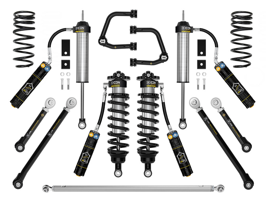 2022-2025 Toyota Tundra 2-3.25 Inch Lift Stage 3 3.0 Suspension System Tubular CDXS Icon Vehicle Dynamics