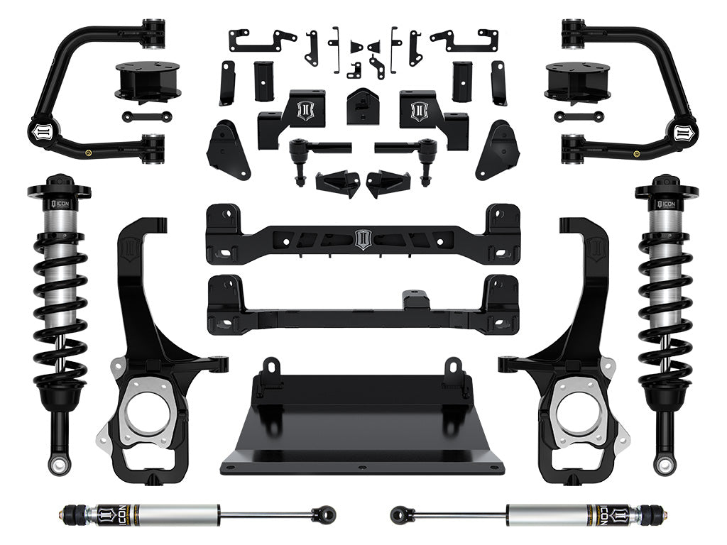 2022-2023 Toyota Tundra 6 Inch Lift Stage 2 Suspension System With Tubular Upper Control Arms Icon Vehicle Dynamics