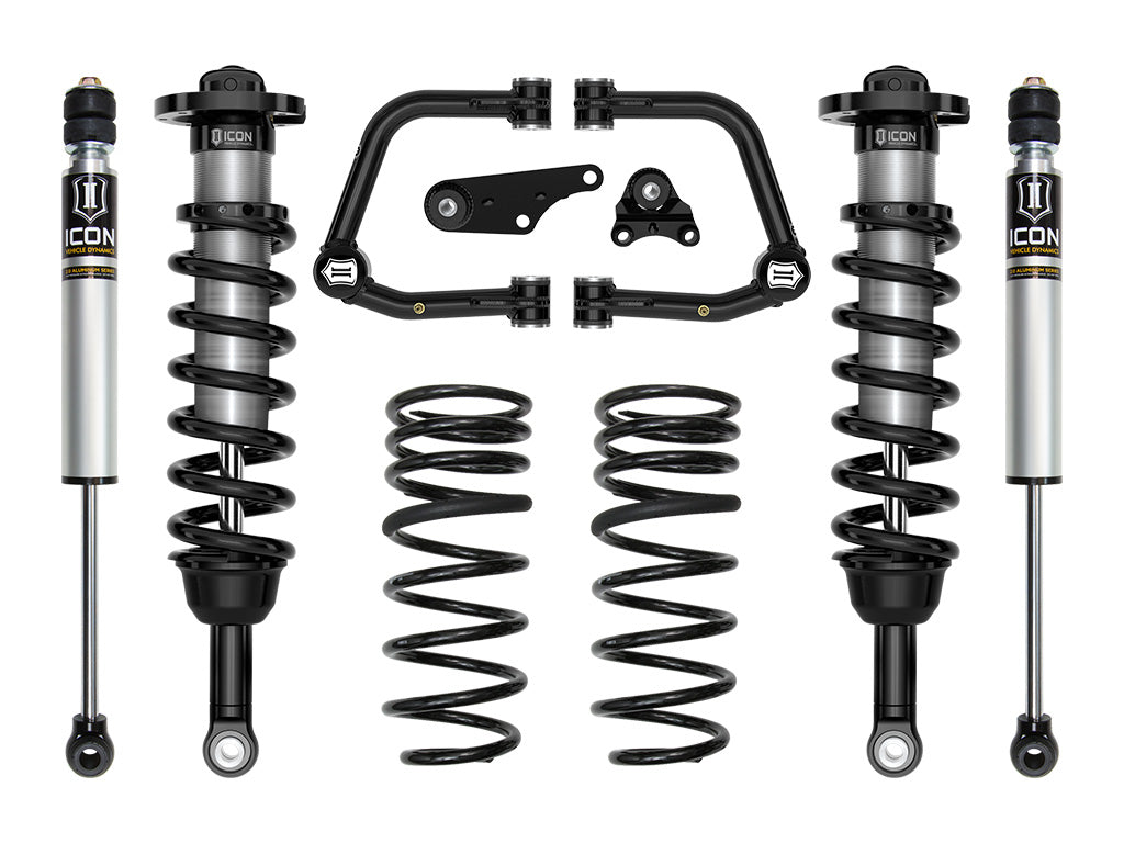 2024-2025 Toyota Tacoma 1.25-3 Inch Lift Stage 2 Suspension System Tubular Triple Rate Rear Springs Icon Vehicle Dynamics