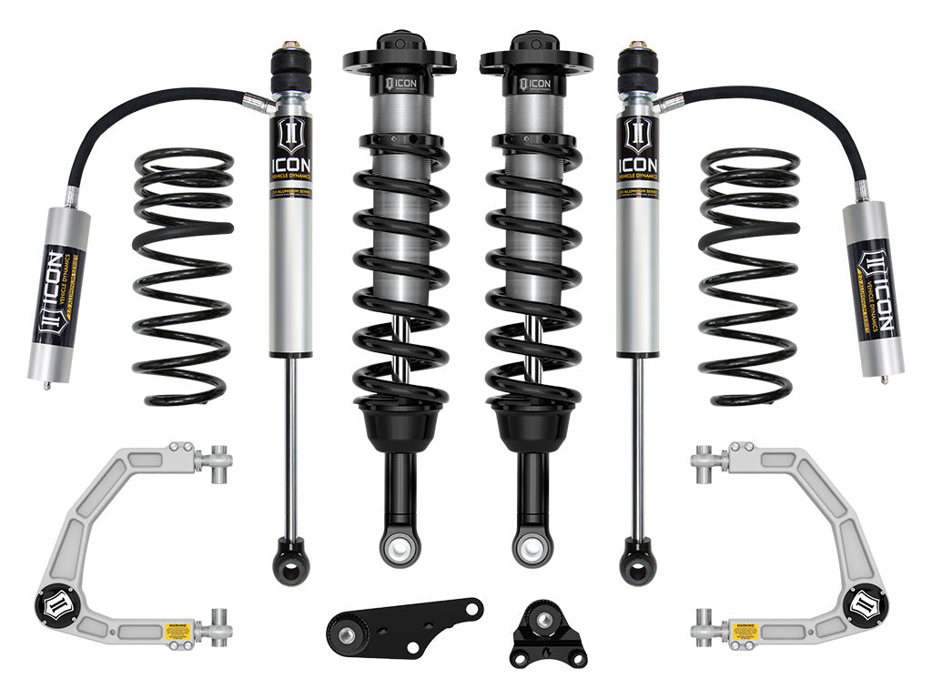 2024-2025 Toyota Tacoma 1.25-3 Inch Lift Stage 3 Suspension System Billet Triple Rate Rear Springs Icon Vehicle Dynamics