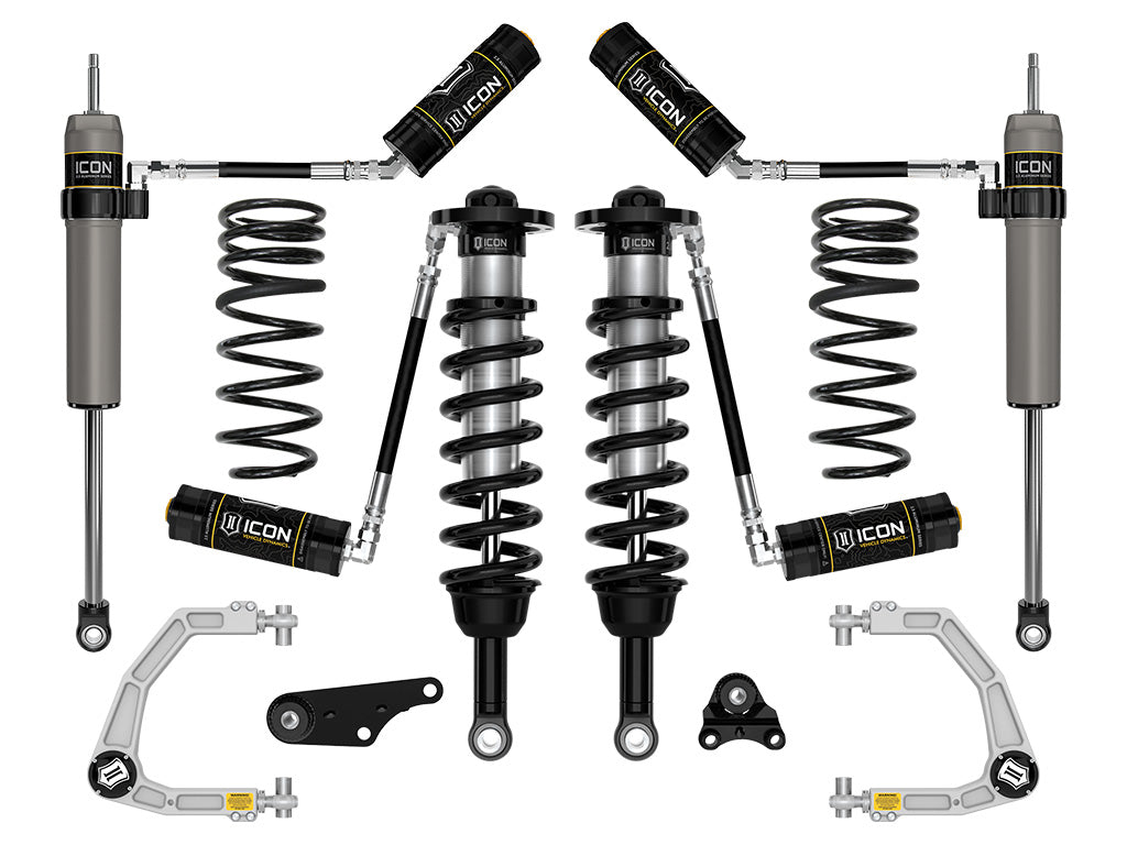 2024-2025 Toyota Tacoma 1.25-3 Inch Lift Stage 4 Suspension System Billet Overland Rear Springs Icon Vehicle Dynamics