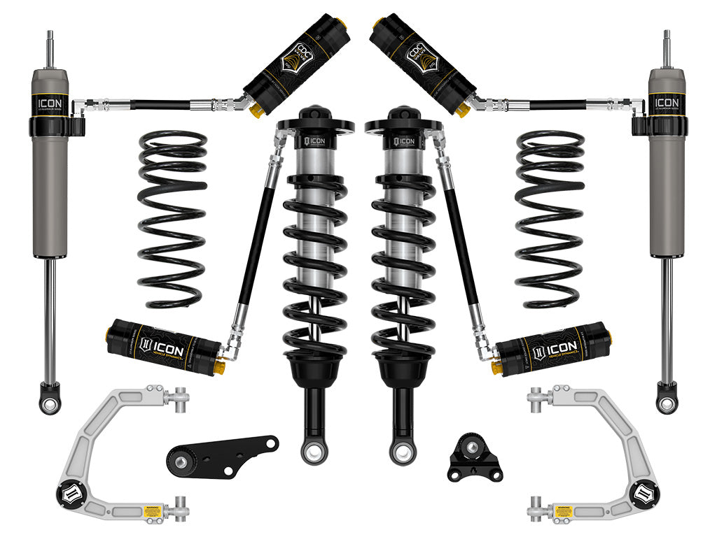 2024-2025 Toyota Tacoma 1.25-3 Inch Lift Stage 5 Suspension System Billet Triple Rate Rear Springs Icon Vehicle Dynamics
