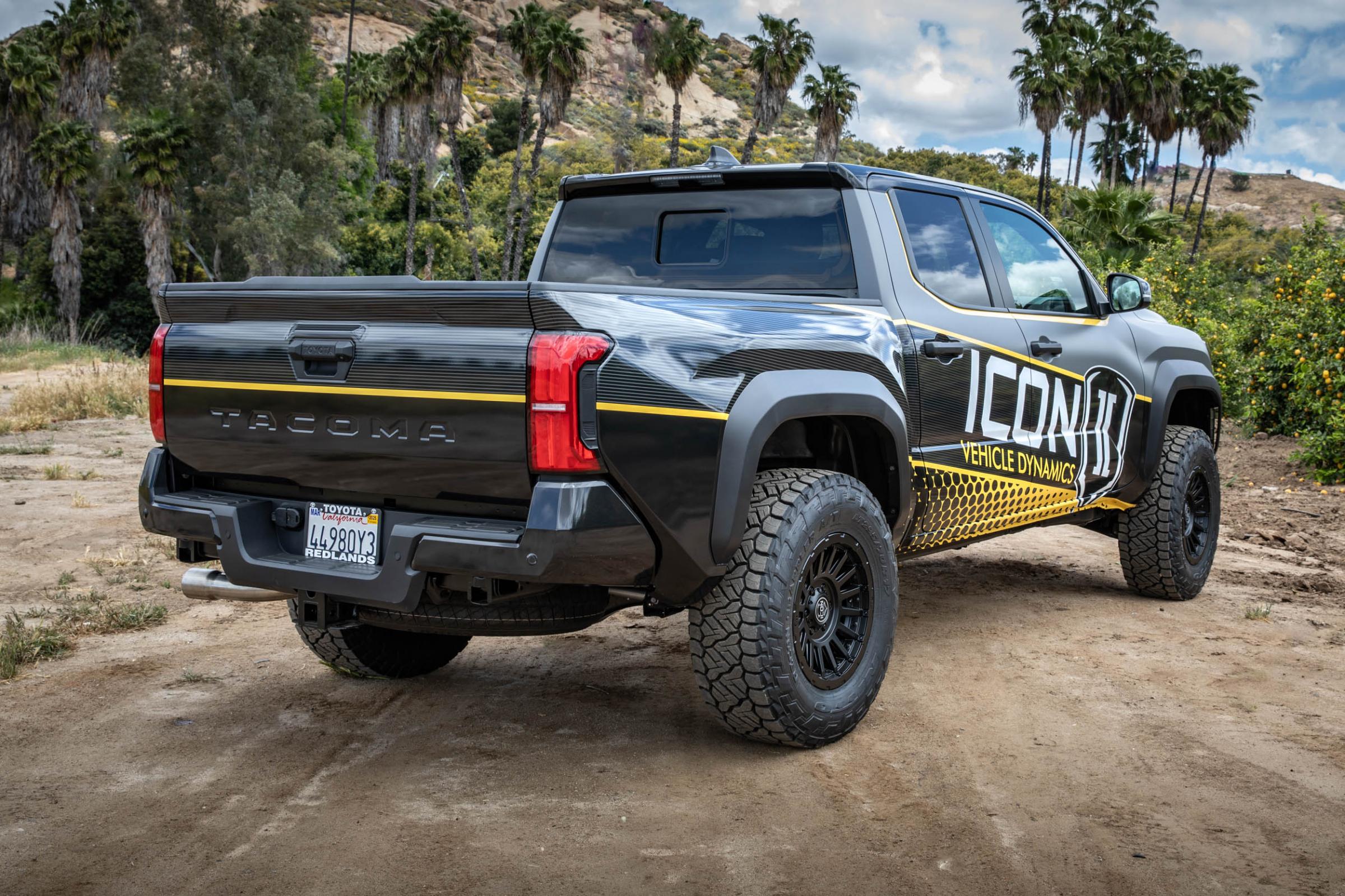 2024-2025 Toyota Tacoma 1.25-3 Inch Lift Stage 5 Suspension System Tubular Triple Rate Rear Springs Icon Vehicle Dynamics