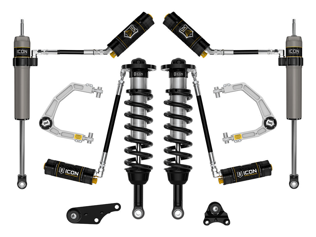 2024-2025 Toyota Tacoma 1.25-3 Inch Lift Stage 5 Suspension System Billet Icon Vehicle Dynamics