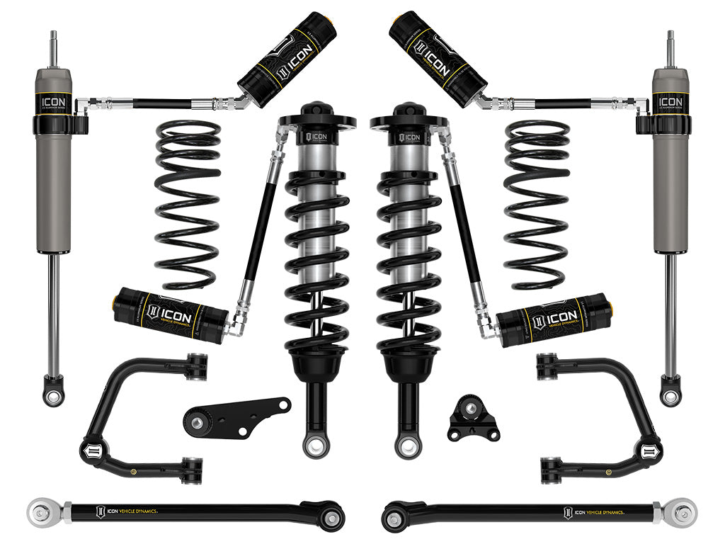 2024-2025 Toyota Tacoma 1.25-3 Inch Lift Stage 7 Suspension System Tubular Triple Rate Rear Springs Icon Vehicle Dynamics