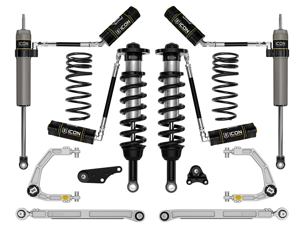 2024-2025 Toyota Tacoma 1.25-3 Inch Lift Stage 7 Suspension System Billet Overland Rear Springs Icon Vehicle Dynamics