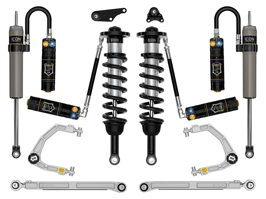 2024-2025 Toyota Tacoma 1.25-3 Inch Lift Stage 9 Suspension System Billet Icon Vehicle Dynamics