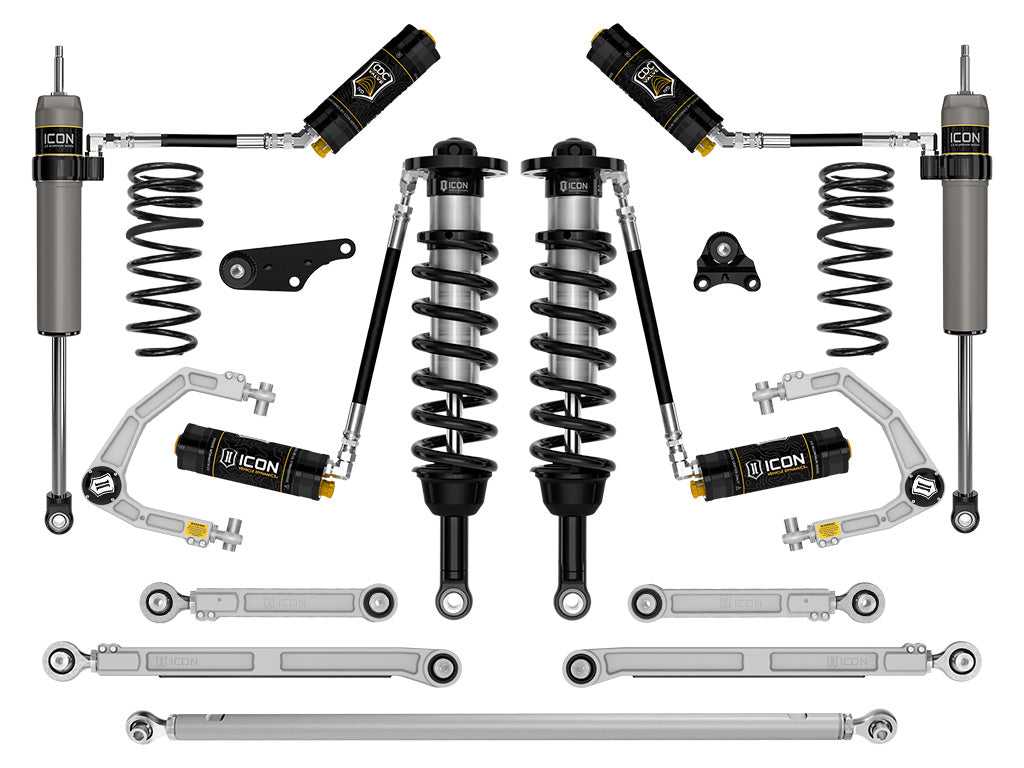 2024-2025 Toyota Tacoma 1.25-3 Inch Lift Stage 11 Suspension System Billet Icon Vehicle Dynamics