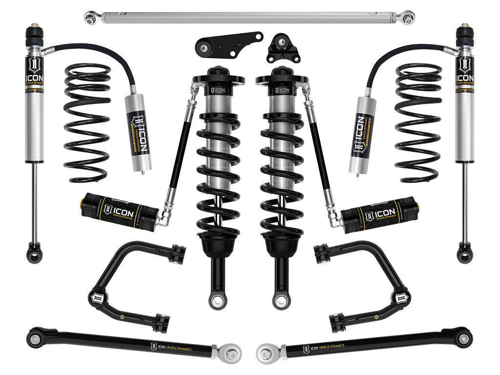 2024-2025 Toyota Land Cruiser 250 Series 1.25-3 Inch Lift Stage 4 Suspension System Tubular Icon Vehicle Dynamics
