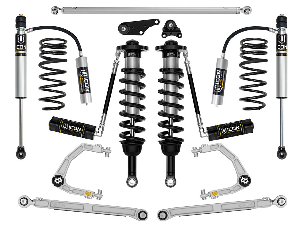 2024-2025 Toyota Land Cruiser 250 Series 1.25-3 Inch Lift Stage 4 Suspension System Billet Icon Vehicle Dynamics