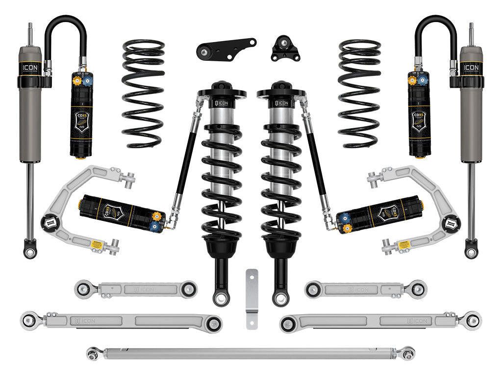 2024-2025 Toyota Land Cruiser 250 Series 1.25-3 Inch Lift Stage 9 Suspension System CDXS Billet Icon Vehicle Dynamics