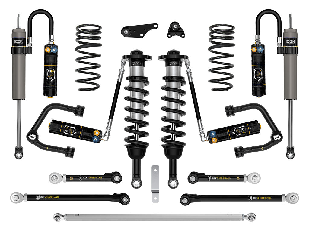 2024-2025 Toyota Land Cruiser 250 Series 1.25-3 Inch Lift Stage 9 Suspension System CDXS Tubular Icon Vehicle Dynamics