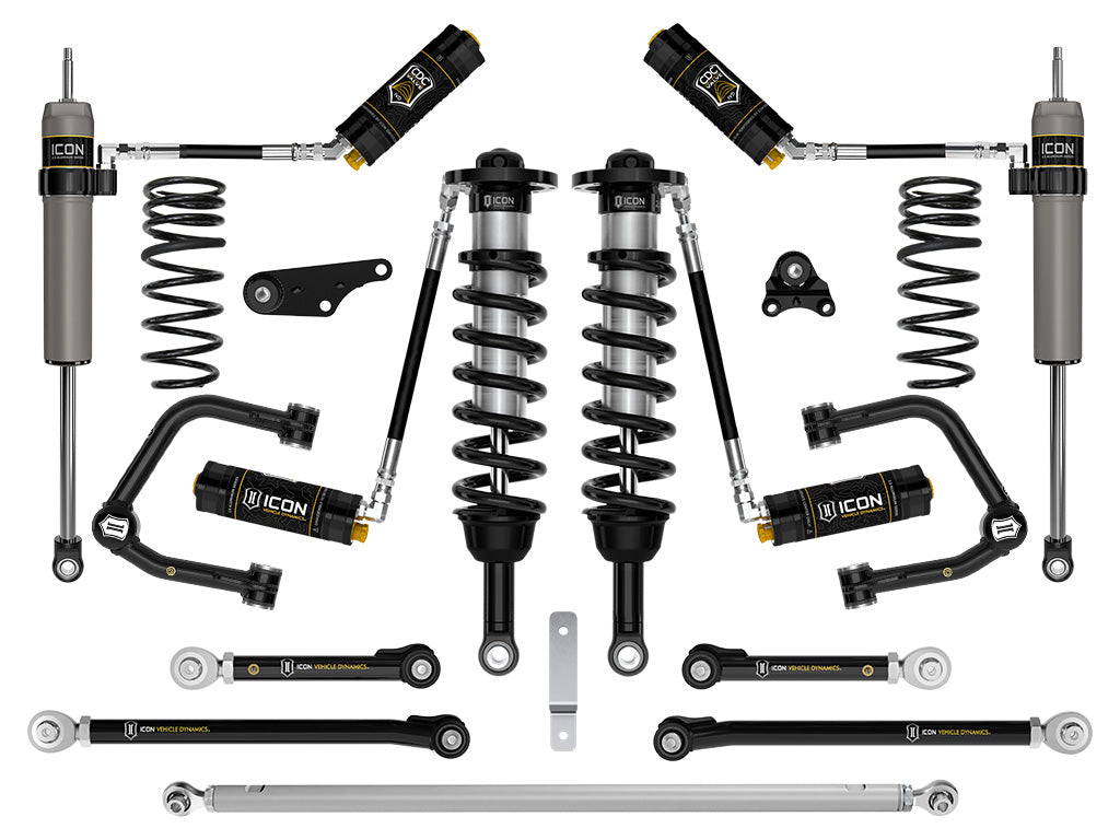 2024-2025 Toyota Land Cruiser 250 Series 1.25-3 Inch Lift Stage 9 Suspension System CDCV Tubular Icon Vehicle Dynamics