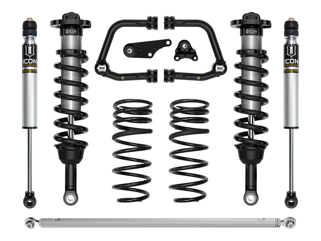 2025 Toyota 4Runner 4WD 1.25-3 Inch Lift Stage 3 Suspension System Tubular Icon Vehicle Dynamics