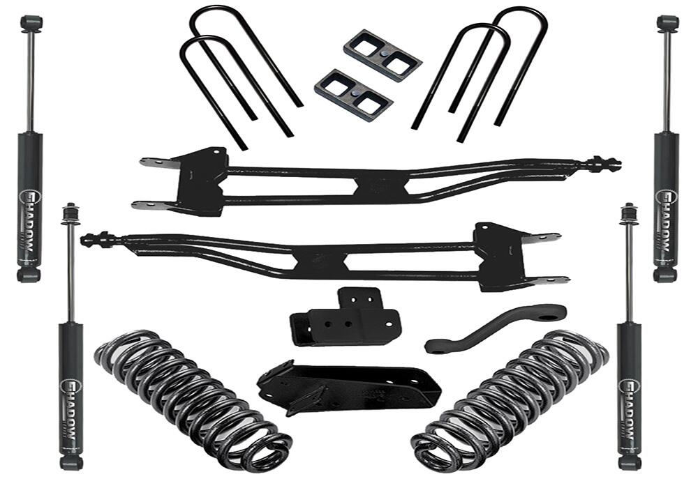 4 Inch Lift Kit 1980-1996 Ford F-150 4WD Superunner Kit with Superlift Shocks Superlift