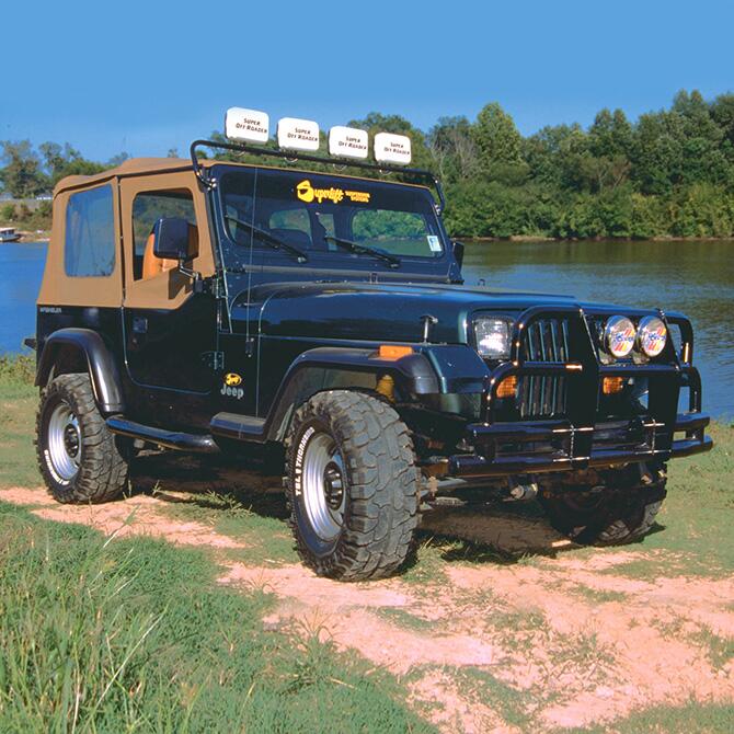 1.5 Inch Lift Kit 1987-1996 Jeep Wrangler Yj with Superlift Shocks Superlift