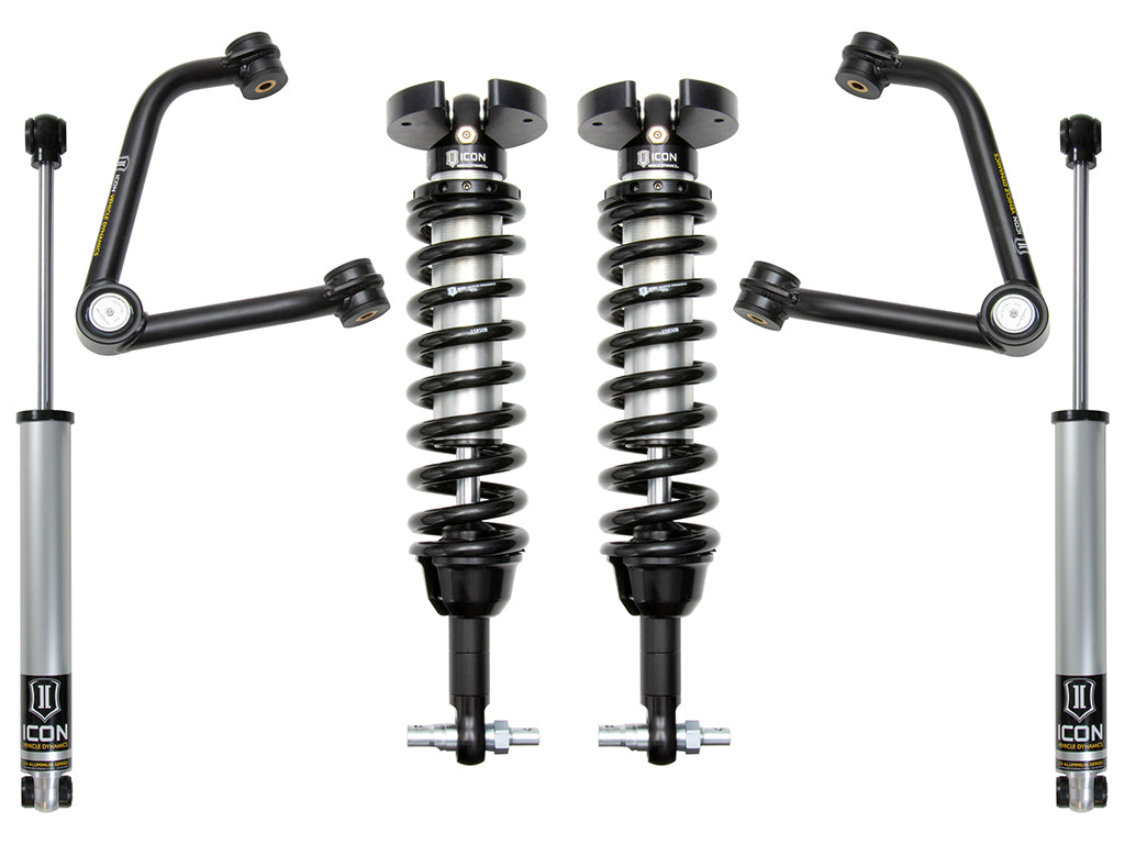 2019-2023 GM 1500 1.5-3.5 Inch Lift Stage 2 Suspension System Tubular UCA Icon Vehicle Dynamics