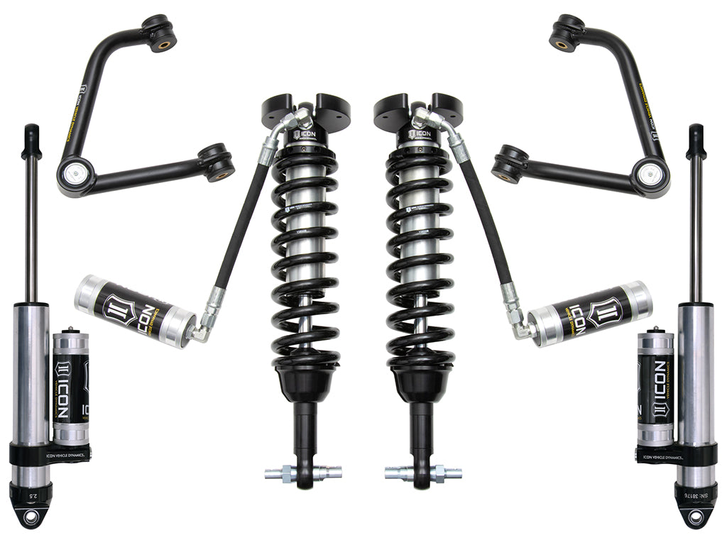 2019-2023 GM 1500 1.5-3.5 Inch Lift Stage 3 Suspension System Tubular UCA Icon Vehicle Dynamics